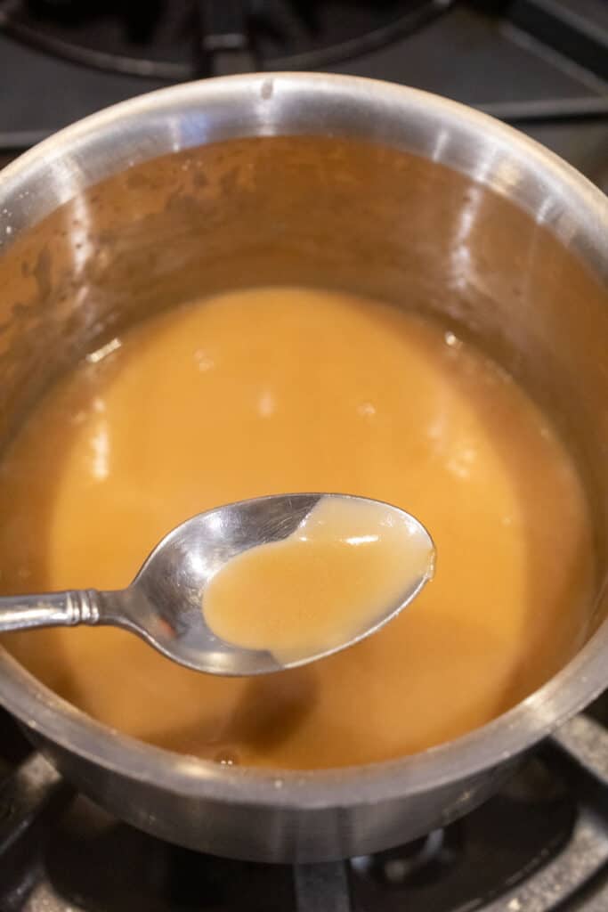 Roux for thickening the soup