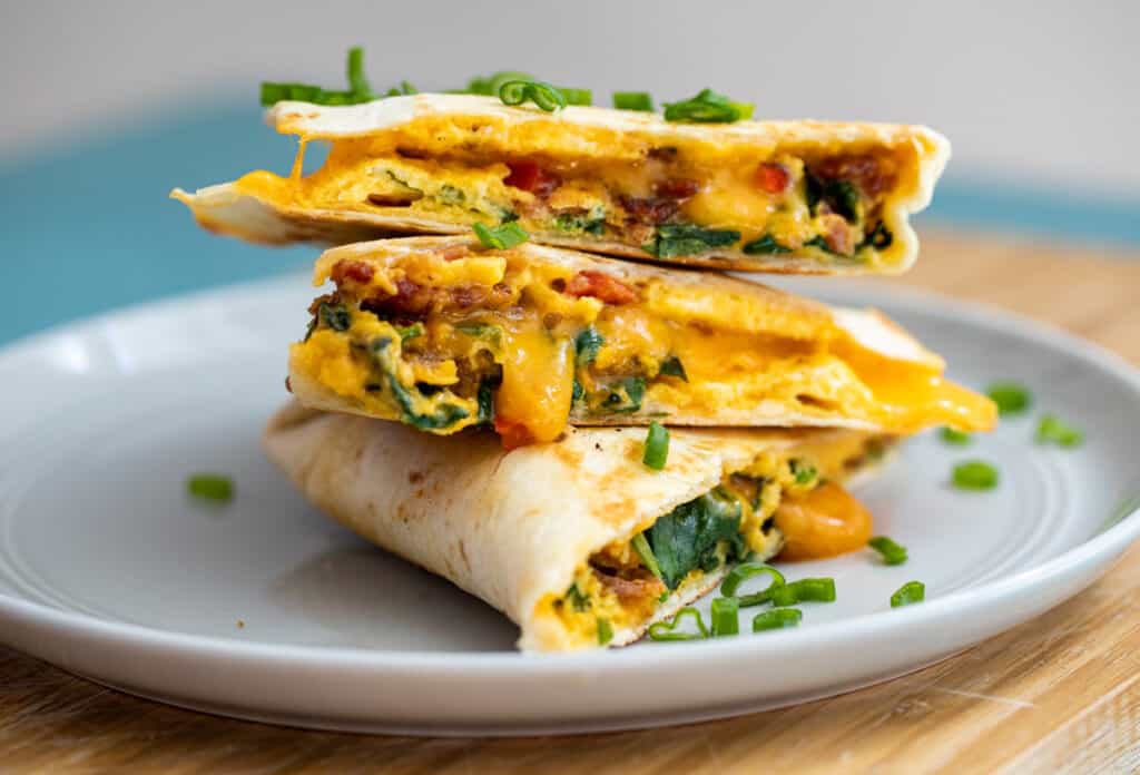 Breakfast Tortilla with Cheese