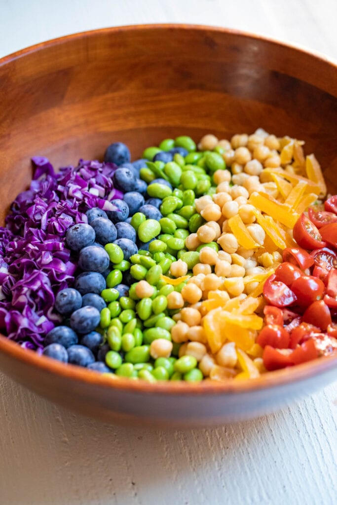 Rainbow Salad with Vinaigrette