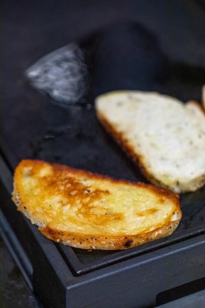 Grilled bread.
