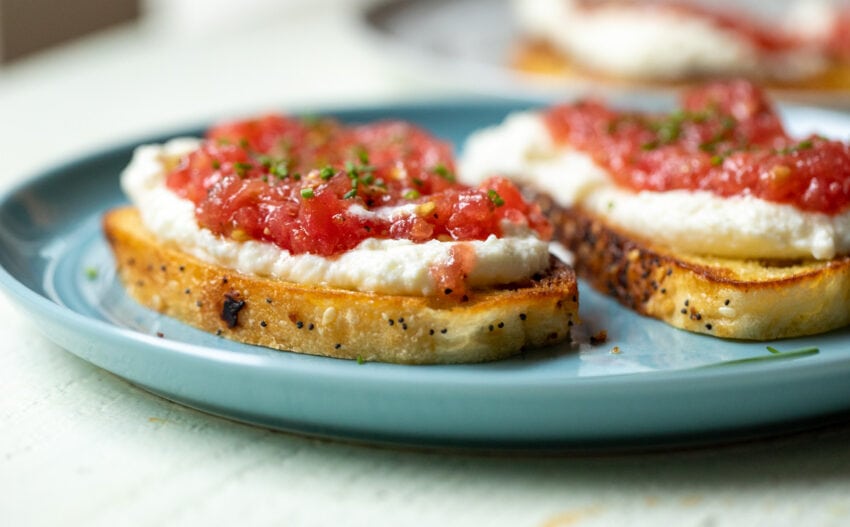 Ricotta Tomato Toast