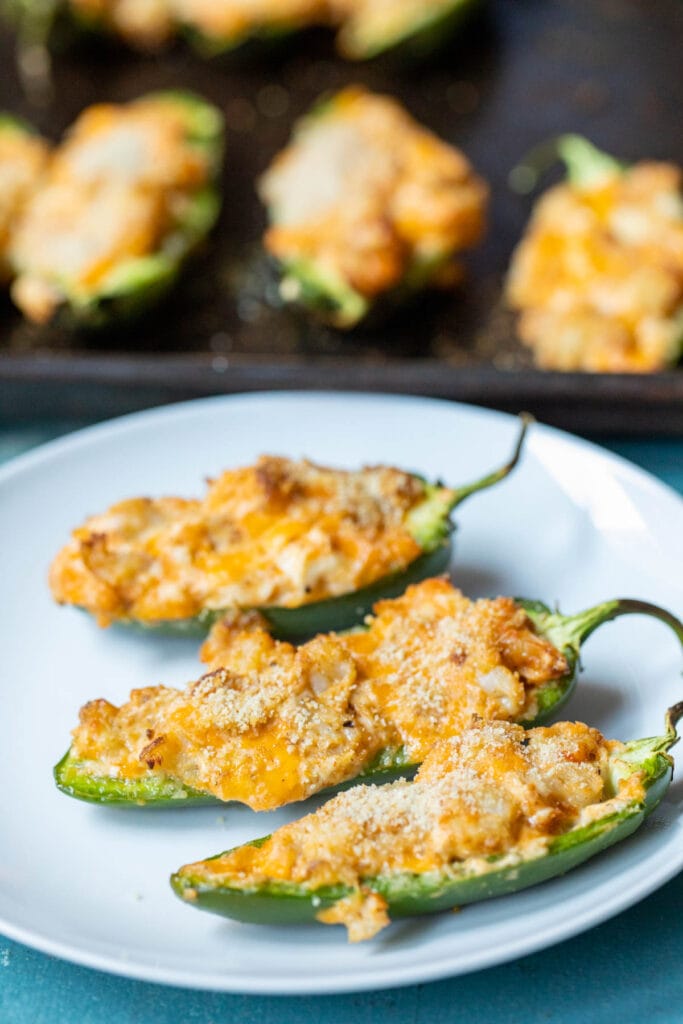 Jalapeno Poppers with shrimp.