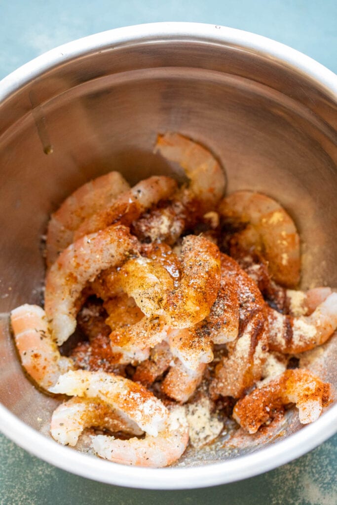 Shrimp with spices