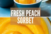 Fresh Peach Sorbet